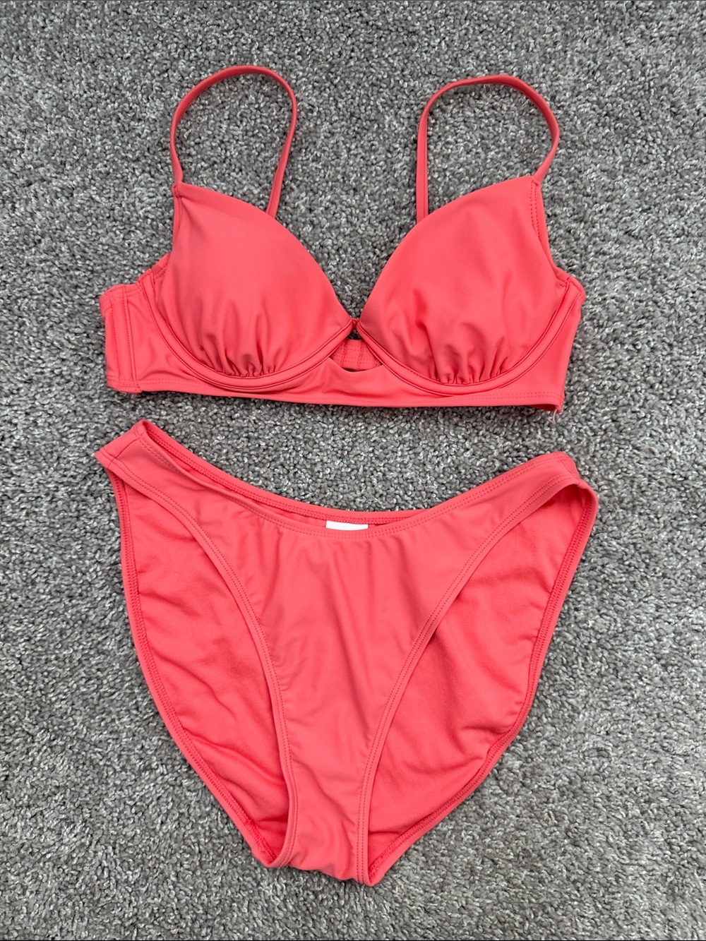 Shade & Shore Coral Bikini Set